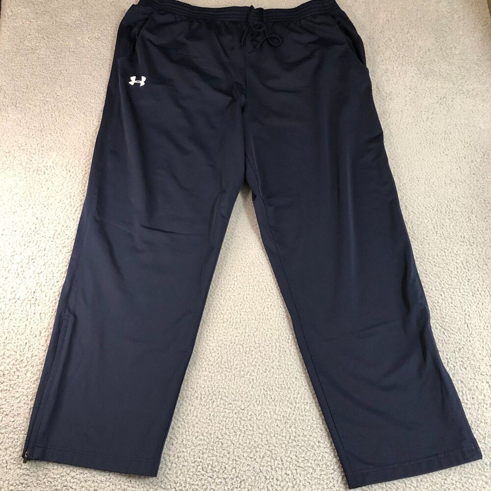 Under Armour Pants XXL Blue Joggers Basketball Outdoor Workout Gym Logo